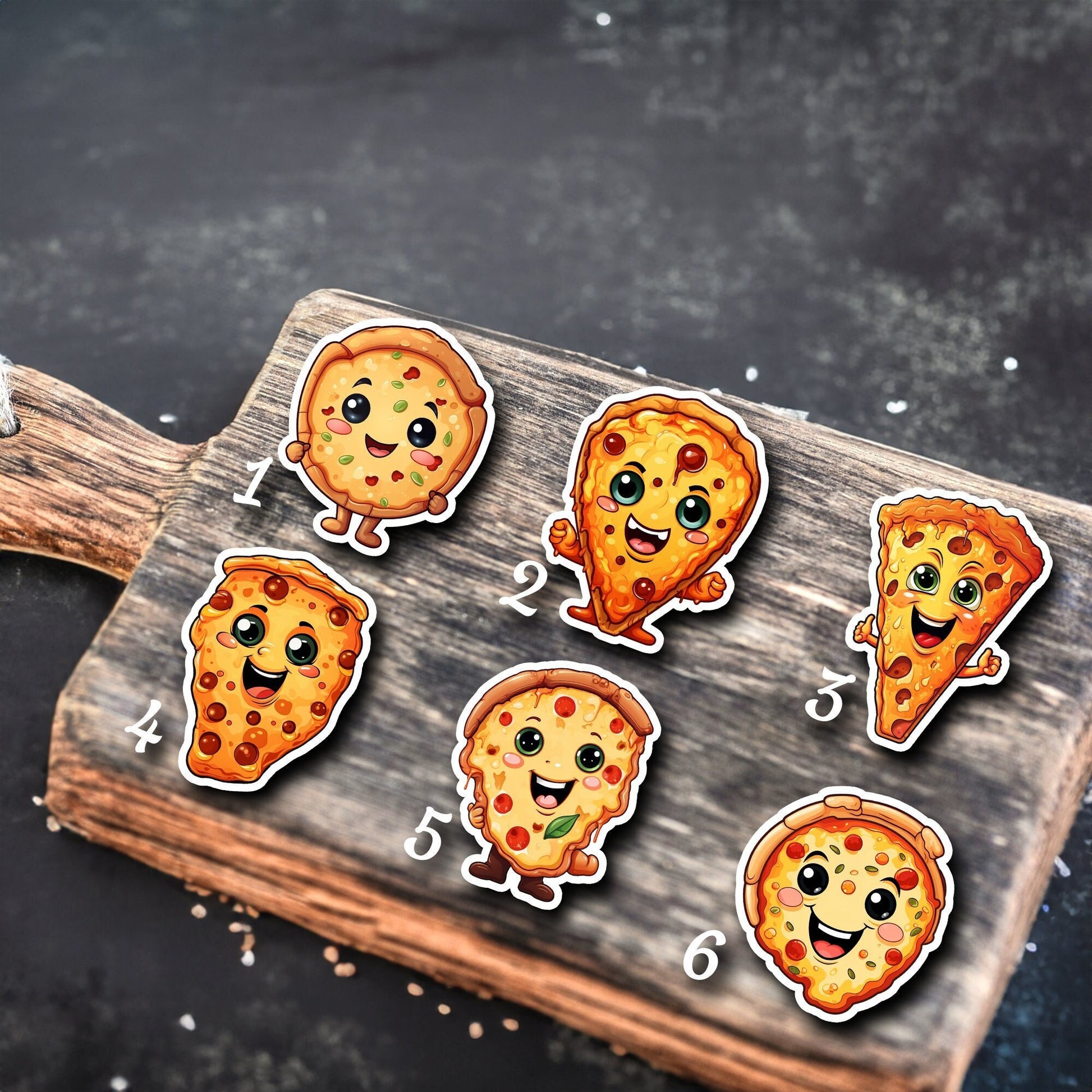 Niedliche Pizza Sticker
