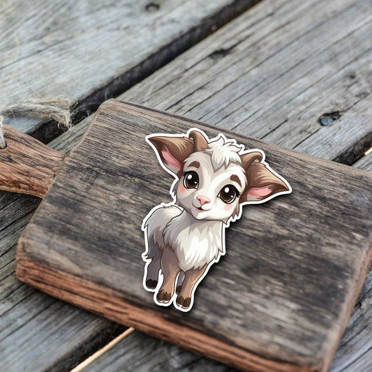 Niedliche Ziege Sticker | Ziegen-Kollektion | StickerHelden | Vinyl | Holo Sticker | Wasserdicht