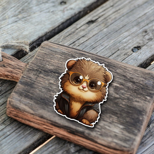 Niedliche Igel Sticker 2.0 | Igel-Kollektion | StickerHelden | Vinyl | Holo Sticker | Wasserdicht