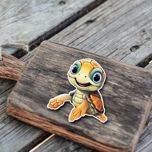 Niedliche Schildkröten Sticker 2.0 | Schildkröten-Kollektion | StickerHelden | Vinyl | Holo Sticker | Wasserdicht