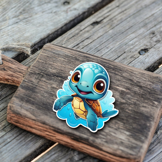 Niedliche Schildkröten Sticker 2.0 | Schildkröten-Kollektion | StickerHelden | Vinyl | Holo Sticker | Wasserdicht