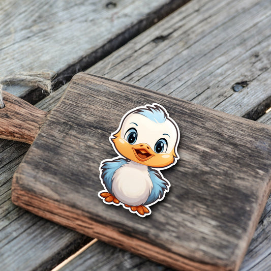 Niedliche Ente Sticker | Enten-Kollektion | StickerHelden | Vinyl | Holo Sticker | Wasserdicht |