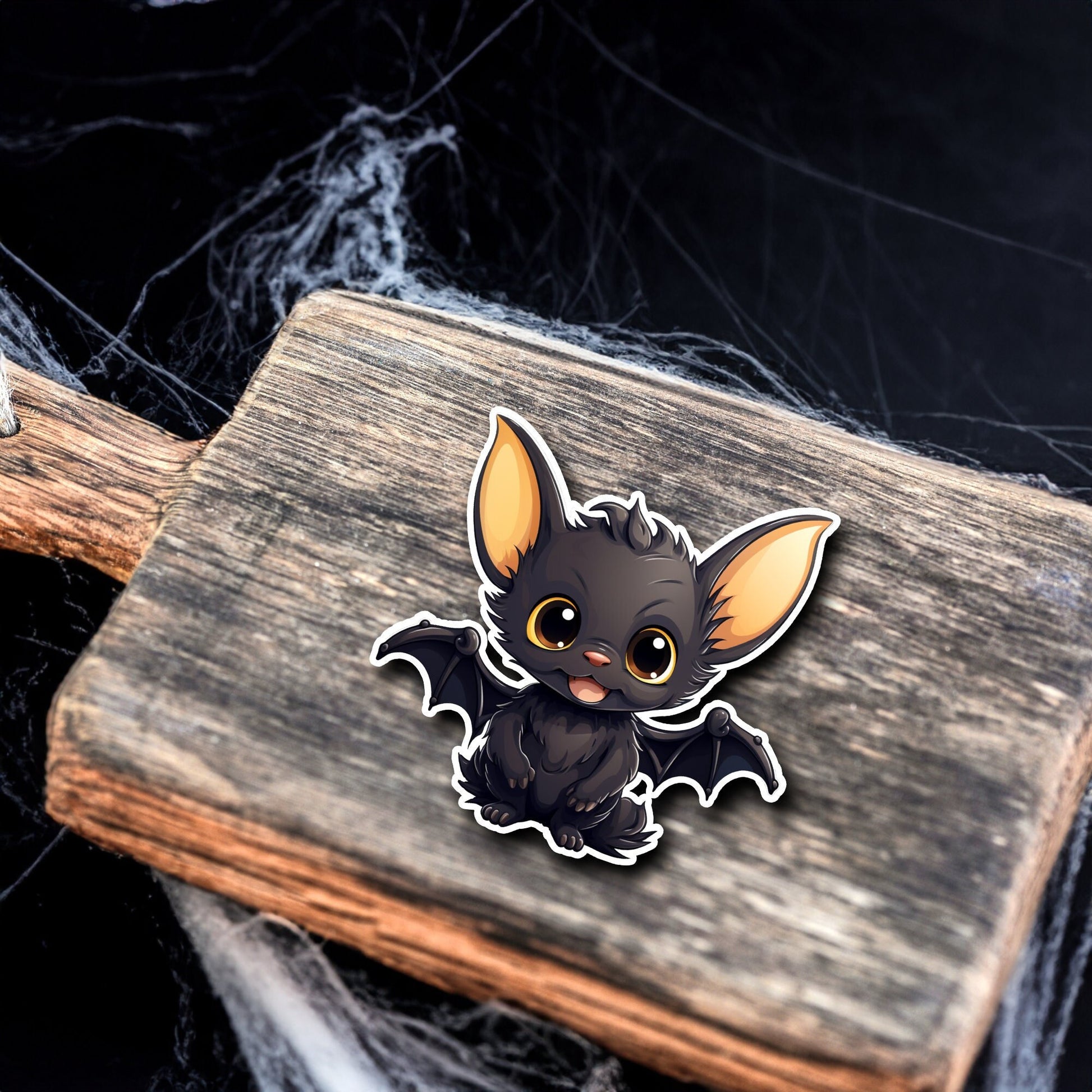 Niedliche Fledermaus Halloween Sticker | Halloween-Kollektion | Special Edition | StickerHelden | Holo Sticker | Wasserdicht | Halloween