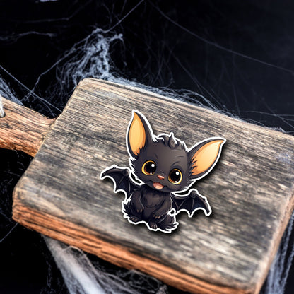 Niedliche Fledermaus Halloween Sticker | Halloween-Kollektion | Special Edition | StickerHelden | Holo Sticker | Wasserdicht | Halloween