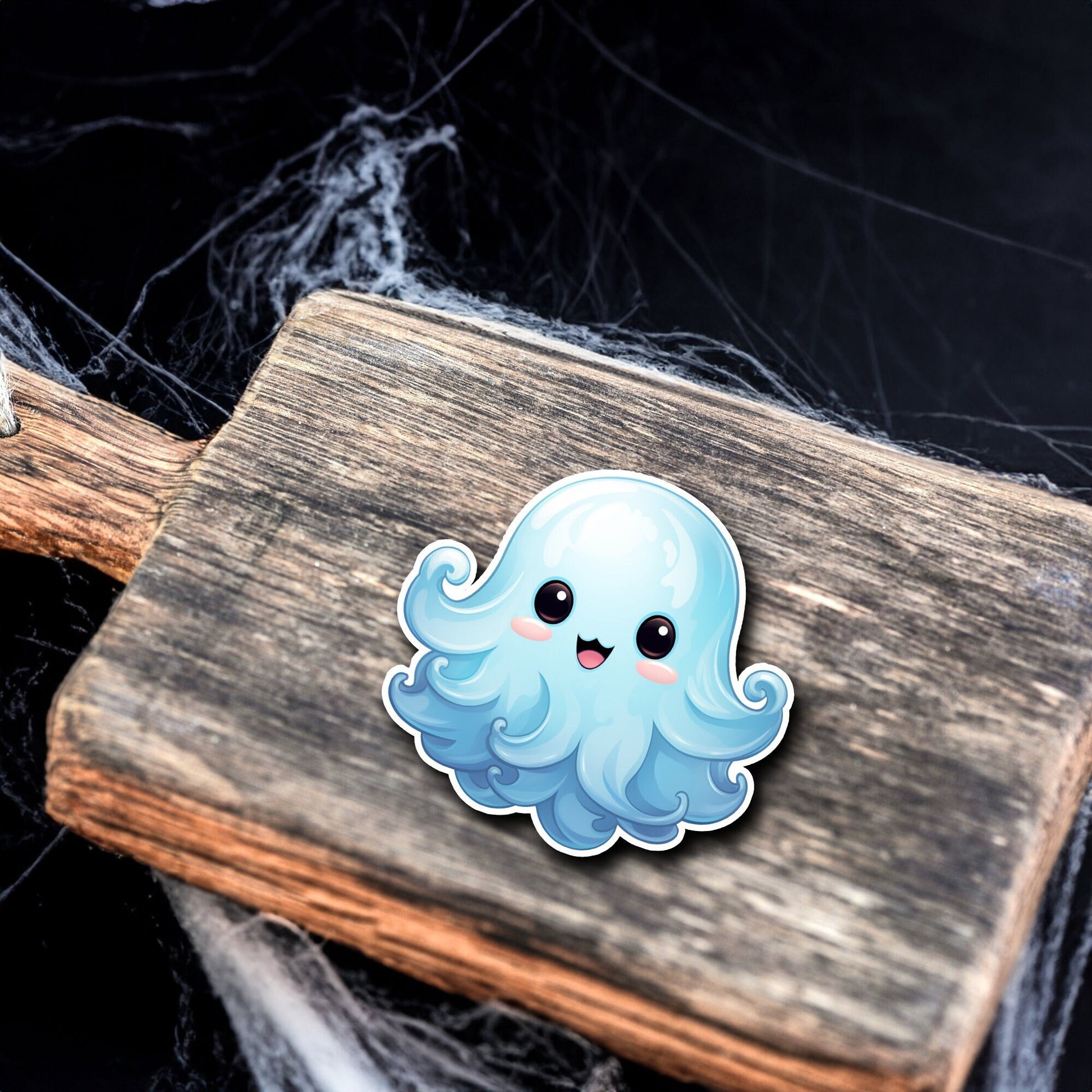 Niedlicher Geist Halloween Sticker | Halloween-Kollektion | Special Edition | StickerHelden | Holo Sticker | Wasserdicht Halloween