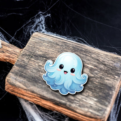 Niedlicher Geist Halloween Sticker | Halloween-Kollektion | Special Edition | StickerHelden | Holo Sticker | Wasserdicht Halloween