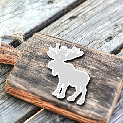 Niedliche Elch Sticker | Elch-Kollektion | StickerHelden | Vinyl | Holo Sticker | Wasserdicht | Moose Sticker